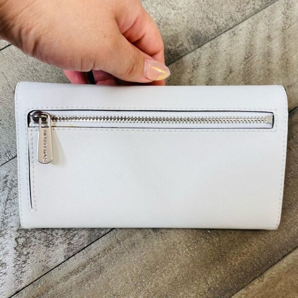 Michael Kors Large KATHY Quilted Handbag and Wallet‎ Optic White BNWT - Picture 6 of 14